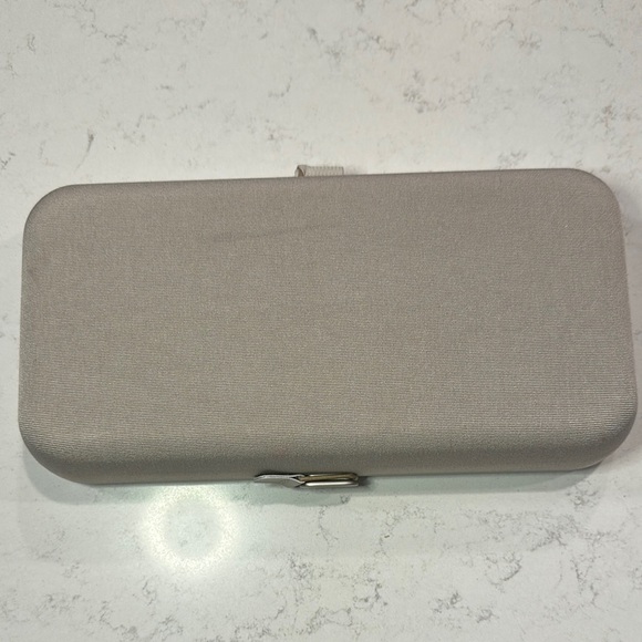 Compact Beige Electronics Storage Box - Picture 4 of 6